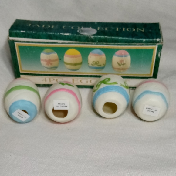 Jade Collection 4 pc Egg Set - Picture 7 of 8